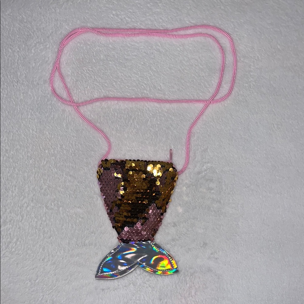 ✅ BRAND NEW Sequin Mermaid Tail Crossbody Bag